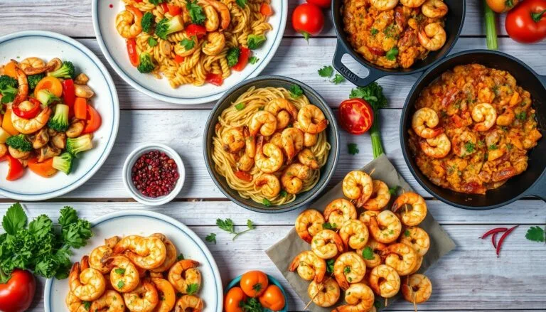 chicken and shrimp dishes